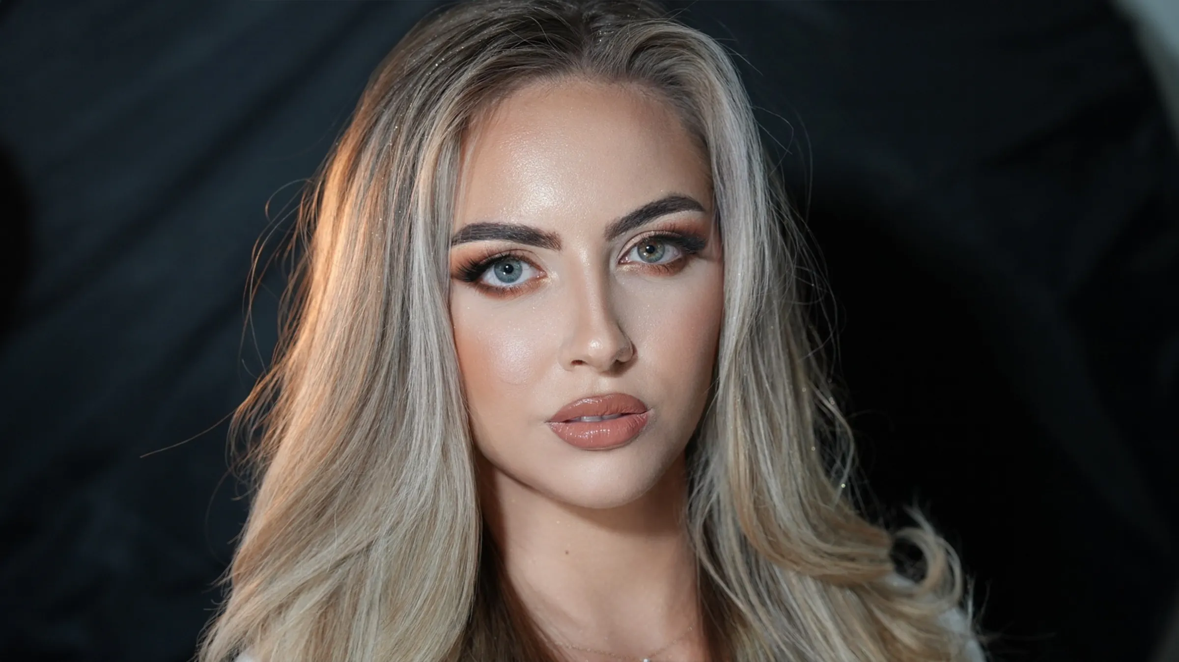 Editorial makeup portrait by Rana Almarwani
